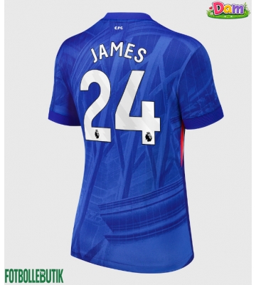 Chelsea Reece James #24 Hemmatröja Kvinnor 2025-26 Kortärmad